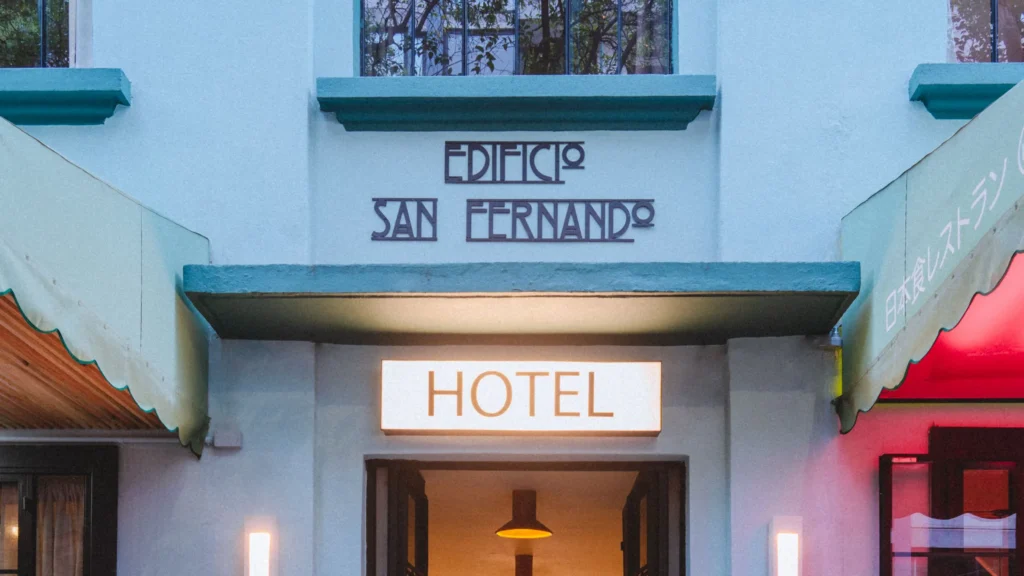 a sign on a building