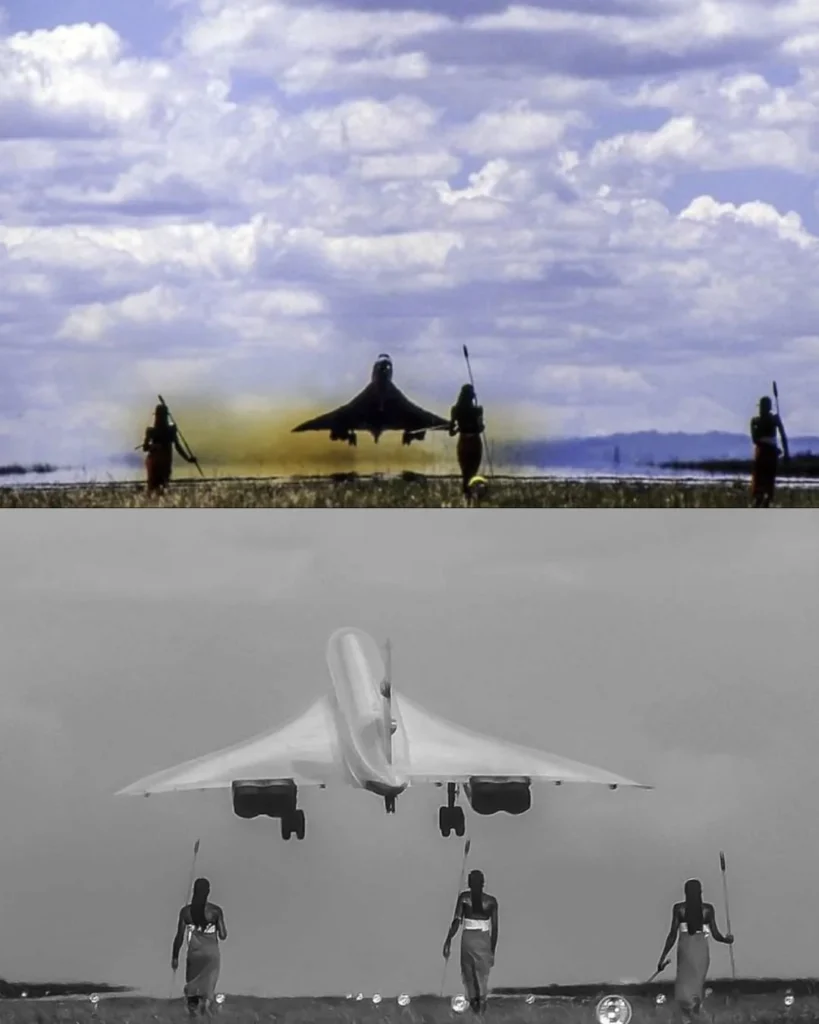 a collage of a jet plane