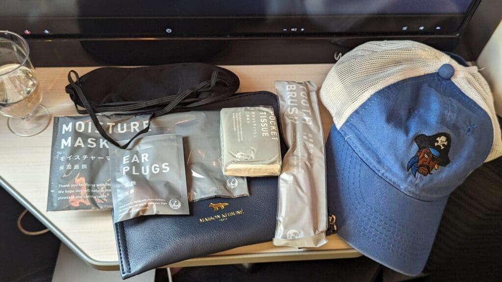 a group of items on a table