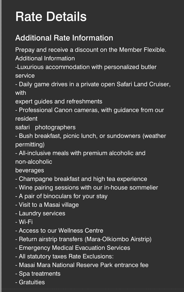 a black and white list of things