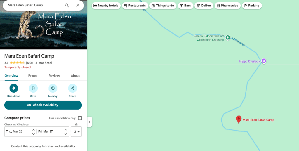 a screenshot of a map