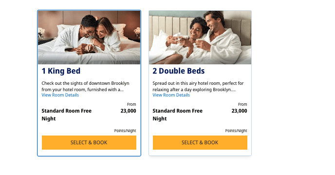 a screenshot of a couple of people in a hotel room