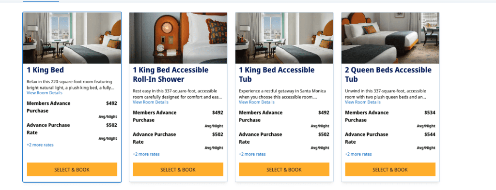 screens screenshot of a hotel room