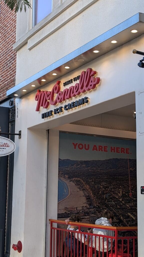 a sign on a building